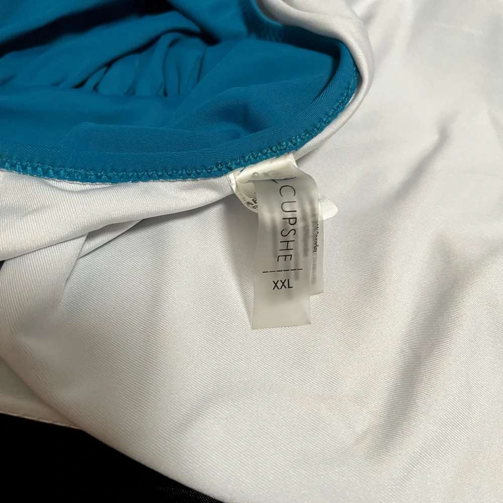 Teal Halter Neck Swimsuit - Picture 8 of 10